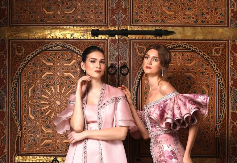 Naseem AlAndalos SS2019 collection of Moroccan and Khaleeji Kaftans